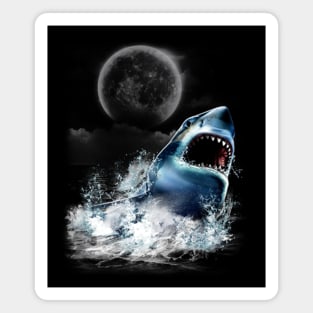 Shark in Moonlight Magnet